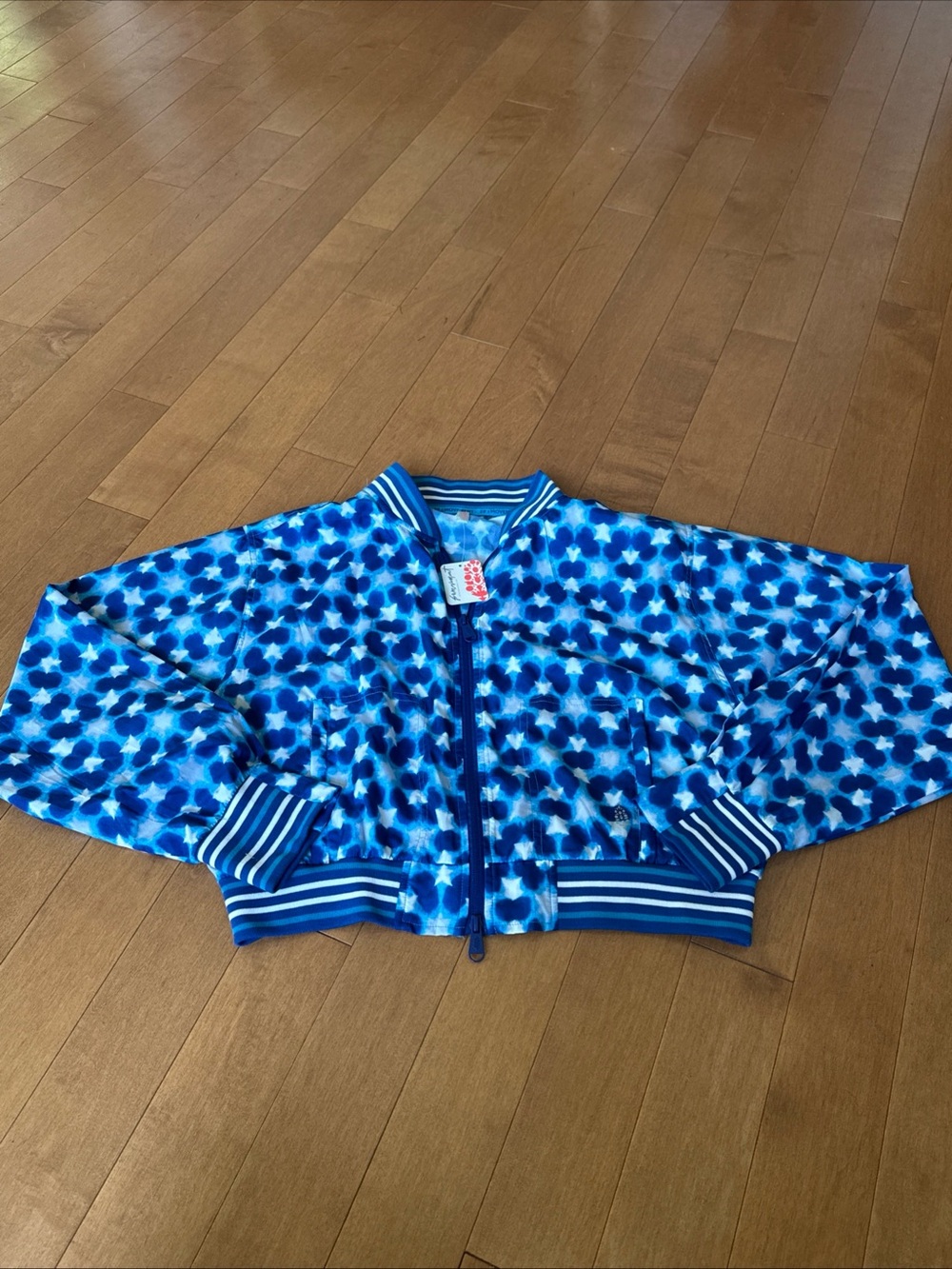 NWT Free People Movement Top Seed Cropped Bomber Jacket